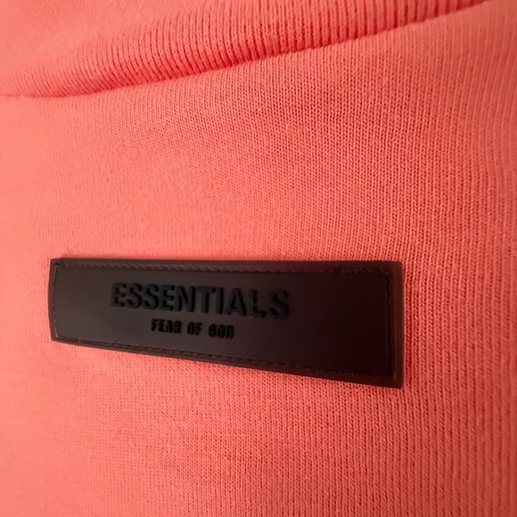 Essentials Kids Coral T-Shirt Dress | Size 6/7 - Picture 7 of 10